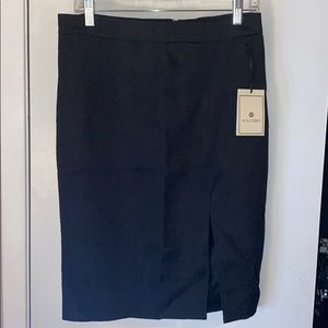 Altuzarra for Target black python pencil skirt